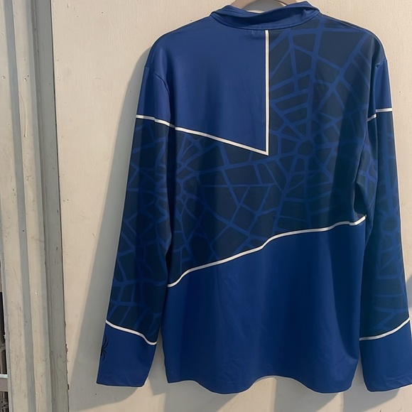 Spyder‎ Blue Geometric Long Sleeve Top - Picture 4 of 4